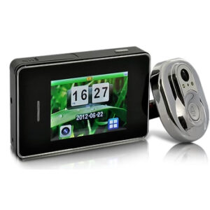 Doorway Detective - Door Peephole DVR Camera System: 170 Degree View, 2.8 Inch Display