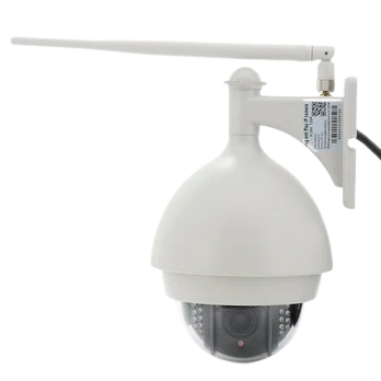 Indoor IP Security Dome Camera: HD 720p PTZ, 3X Optical Zoom, Micro SD Card Slot